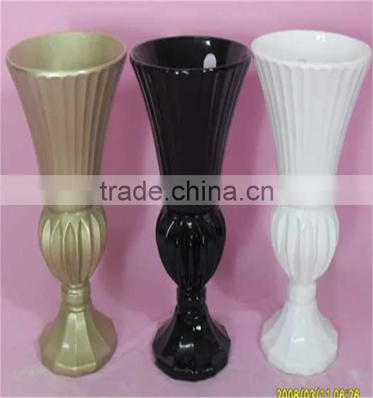 SJ20171012 2017 Hot sale bright color plastic flower pot and vase