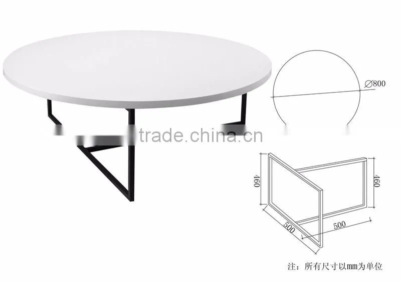 Minimalist Furniture coffee table,Iron powder coated