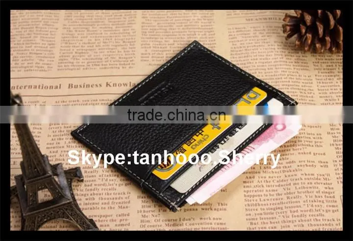 PU imitation leather Fashionable leather PU credit card pocket