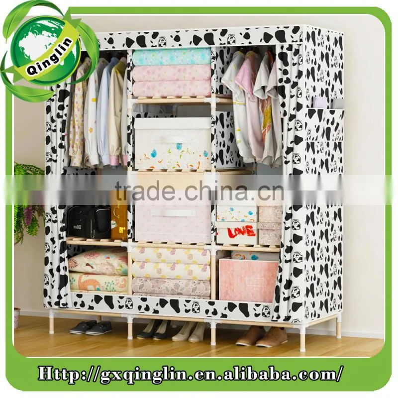 fashionable modern and nice folding wardrobe closet cabinet