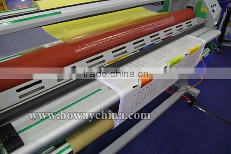 Foot pedal switch roll to roll piece to piece heat-assist Cold laminator