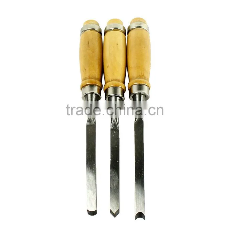 12 Piece wood carving hand chisel tool set professional woodworking gouges steel