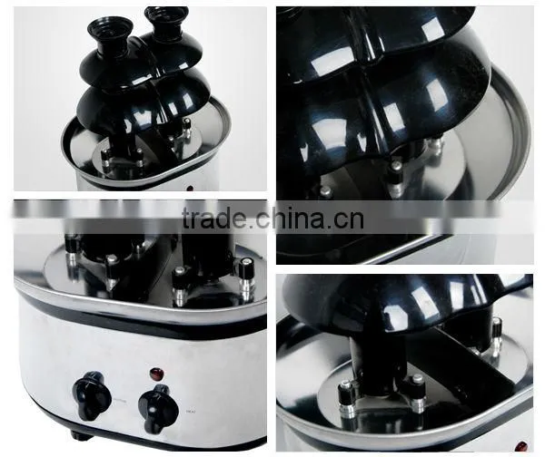 CHOCOLAZI ANT-8050B Auger 3 tiers stainless steel Home chocolate melters