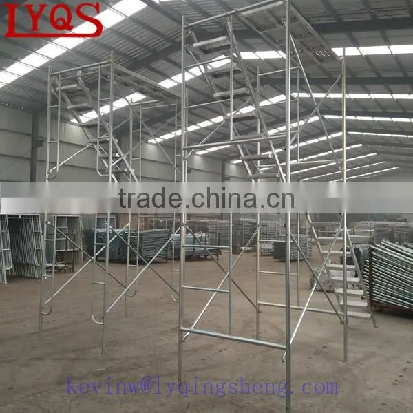 Metal scaffolding frame tubular door frame scaffolding