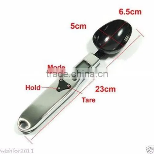 300g/0.1g Digital LCD Kitchen Lab Gram Medical Electronic Spoon Food Weight Scale