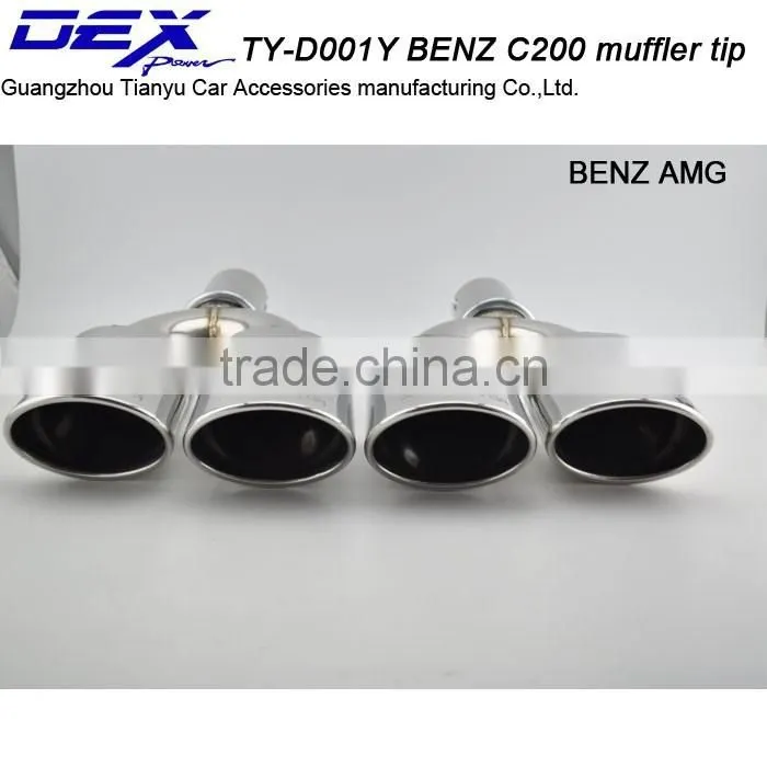 car part best price exhaust system exhaust pipe muffler tip for b-enz amg c200