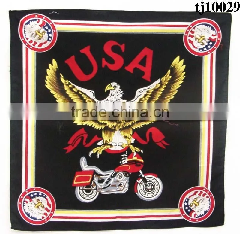 2016 Hot sale factory price I Love the USA designer kerchief