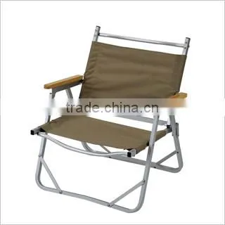 Folding canvas camping table with cup holder