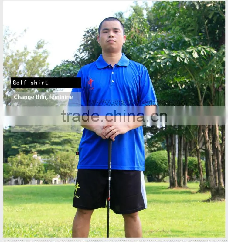 Short sleeve golf shirt quick dry golf shirt