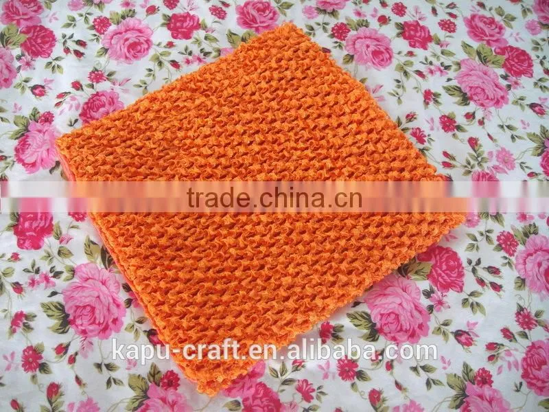 Solid color 9 inch girls crochet tube top lined crochet tube top for tutus