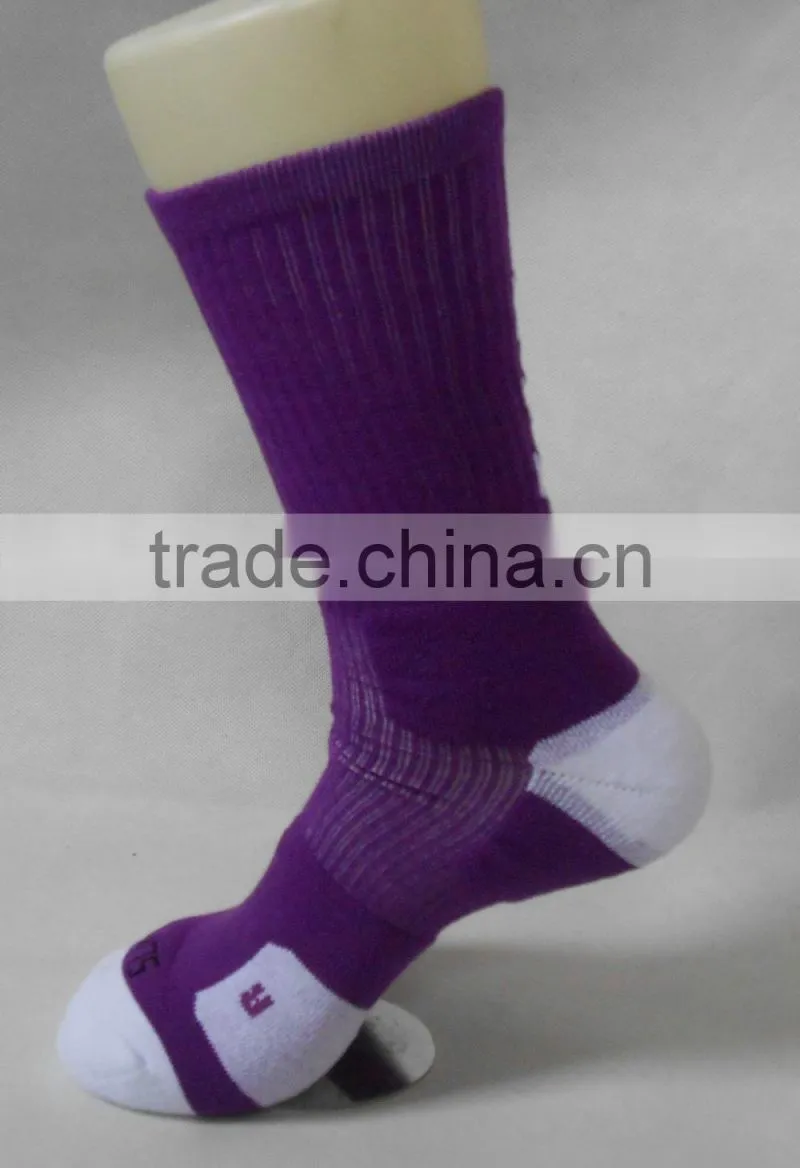 cheap high quality hot sale men's half terry sport socks
