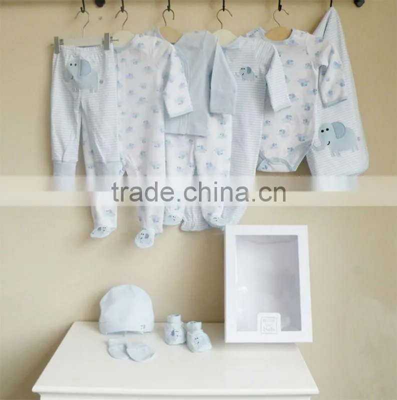2012 Autumn mom and bab baby clothes 100% cotton embroidered 10in1 newborn gift box