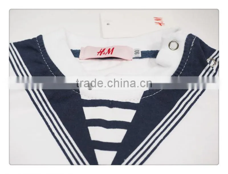 new boys sailor outfits kids fashion summer clothing sets baby suits boys summer clothes