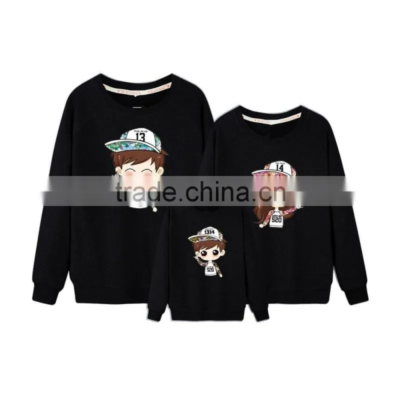 Custom family love couple printing design hoodies for couple