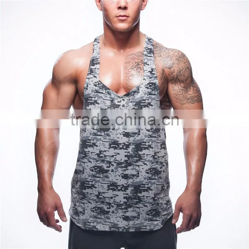 Hot Sale Muscle Tank Top Wholesale Fitness Breathable Body Building Tank Top Men