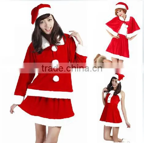 santa claus hat/ fancy santa costumes/ xmas costume