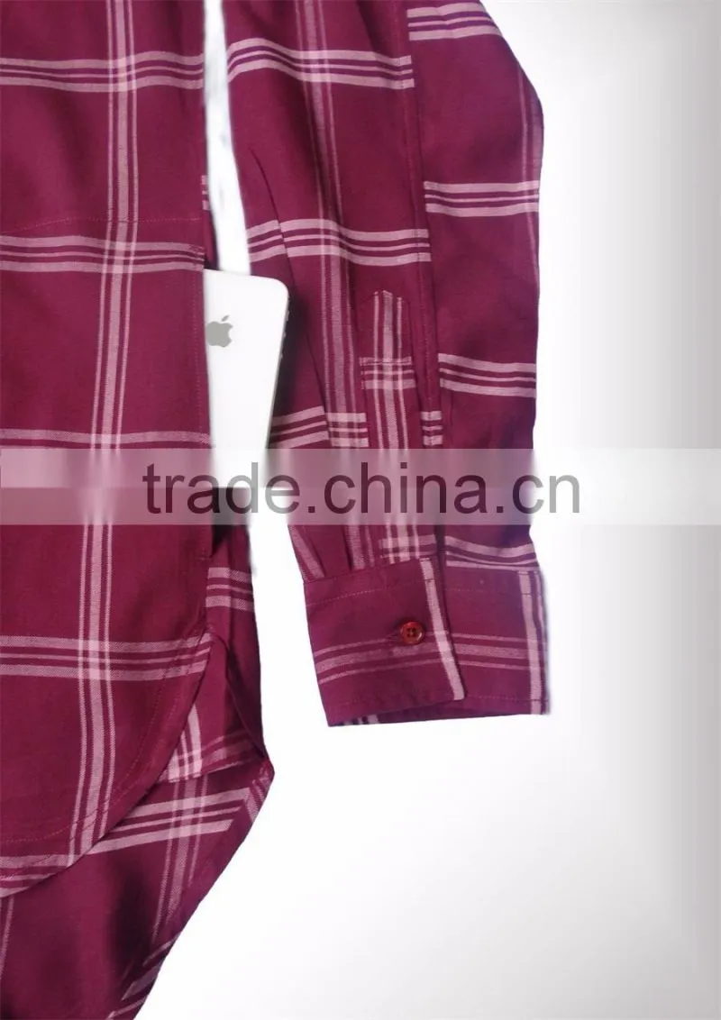 Latest design cotton casual men' s rayon Breathable shirt