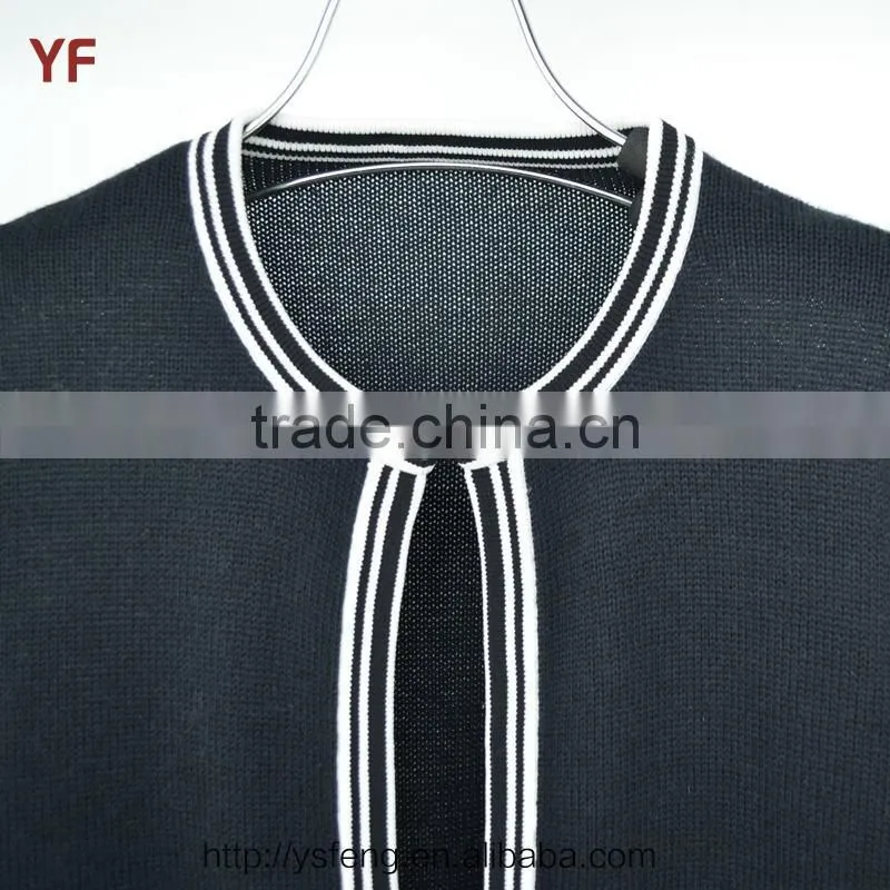 Open Chest Wool Cardigan Sweater Design For Women