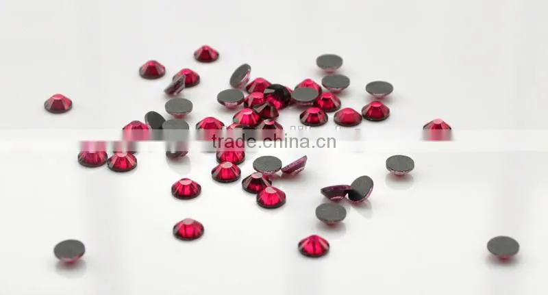 flat back glass rhinestones hot fix