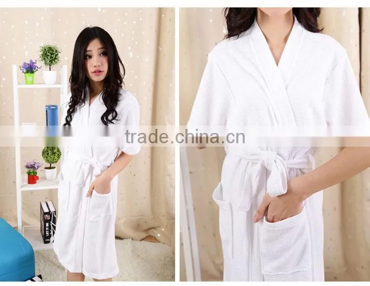 Fashion Chinese Adult White Hotel Bathrobe