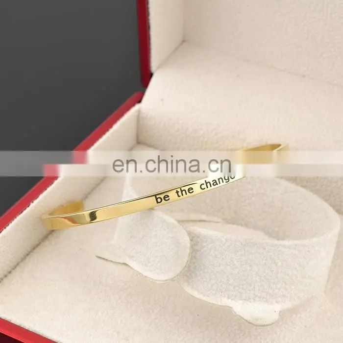 Couple bracelet creative inspired stainless steel jewelry