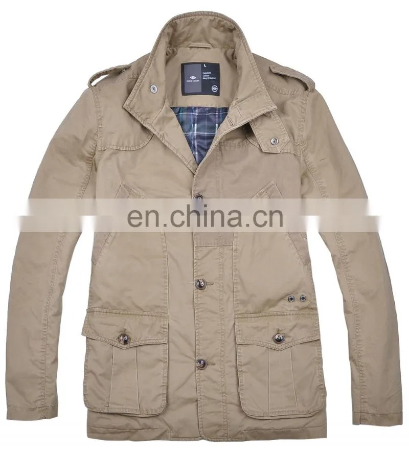 lastest new spring thin diamond quilted army stylish long coat mens