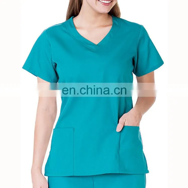 2017 Top China Supplier Short Sleeve Medical Scrub Uniform