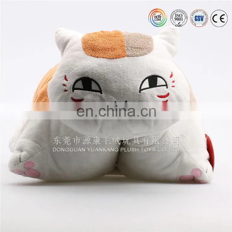 case decorative bear emoji plush pillow