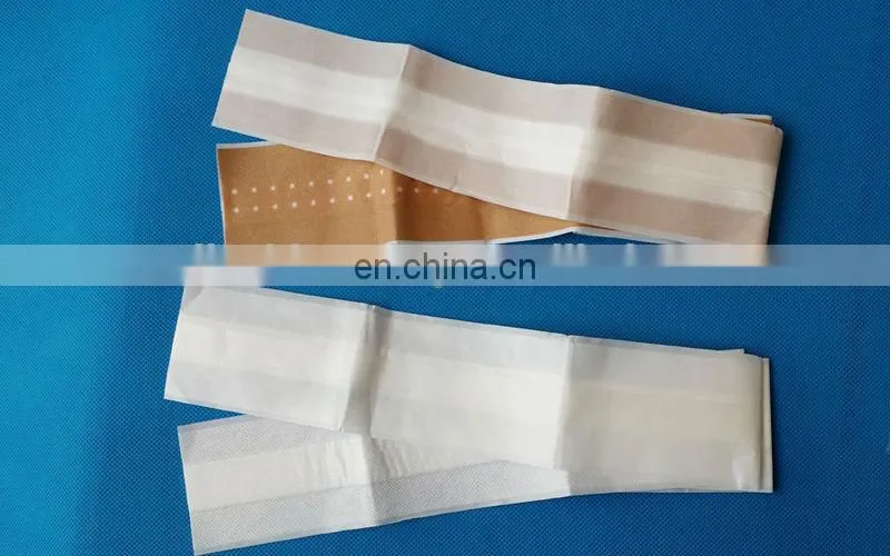 Adhesive wound dressing wound plaster strip