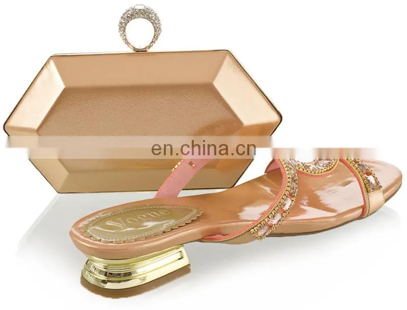 peach colored shoes matching clutch bag set for wedding