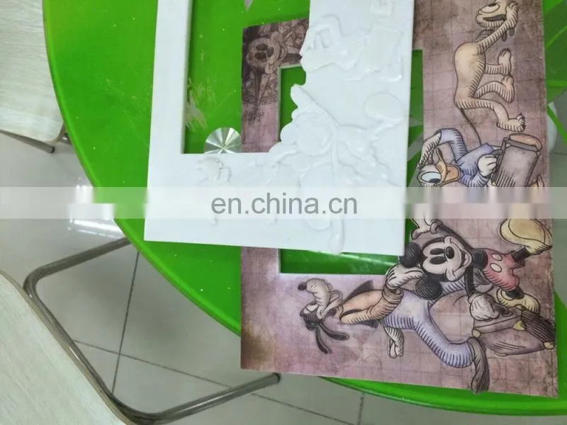 SLJET plaster gesso parget engrave sculpture carving eco solvent flatbed inkjet printer printing machine for sale