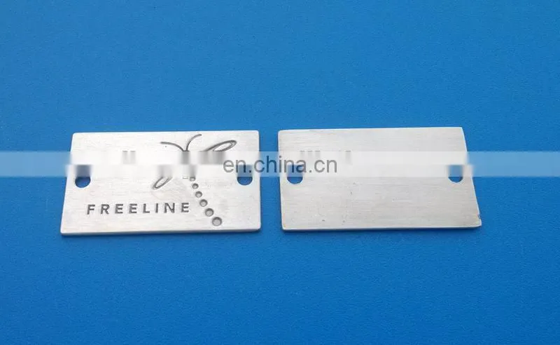 Hard plastic name badge custom logo acrylic magnetic name plate