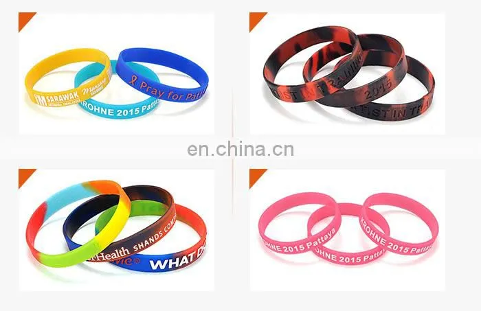 rubber wristband, promotional recycled silicone wristband