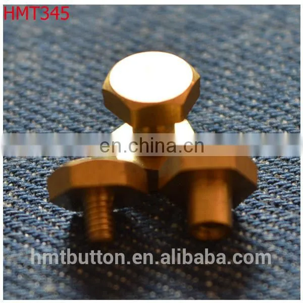 metal screw & stud for leather bag
