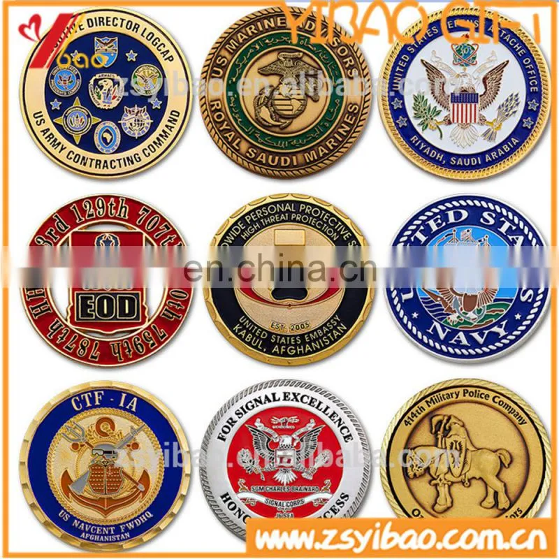 Custom design metal coins/ souvenir coins with gift box