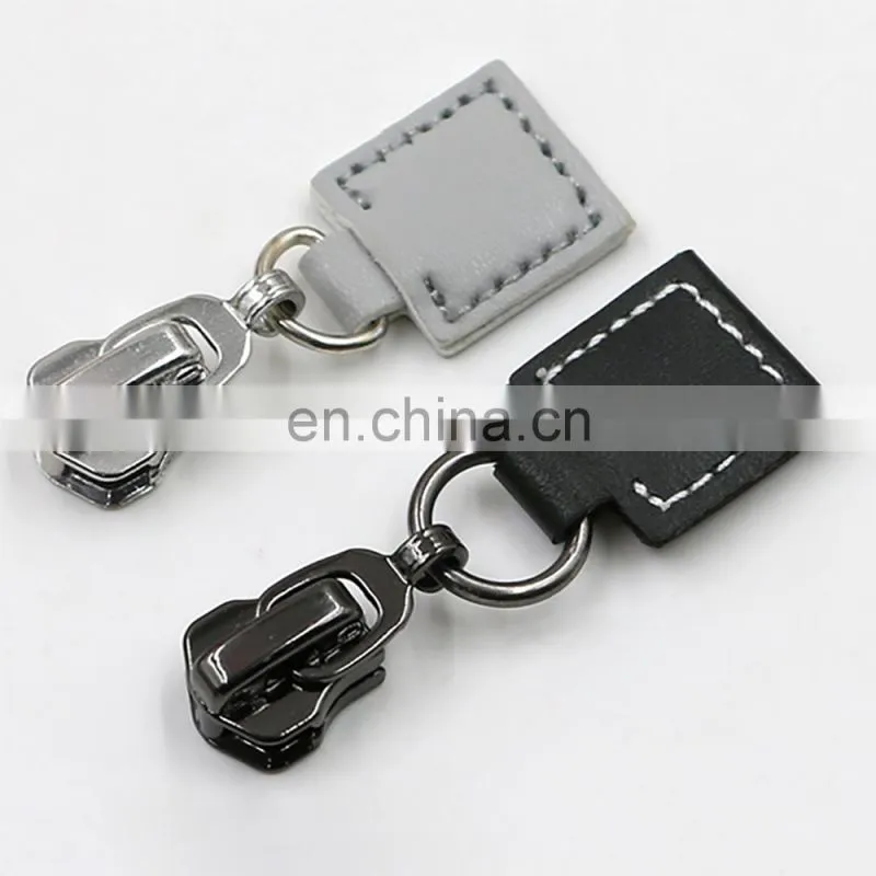 custom designer leather handbag accessories zipper pullers