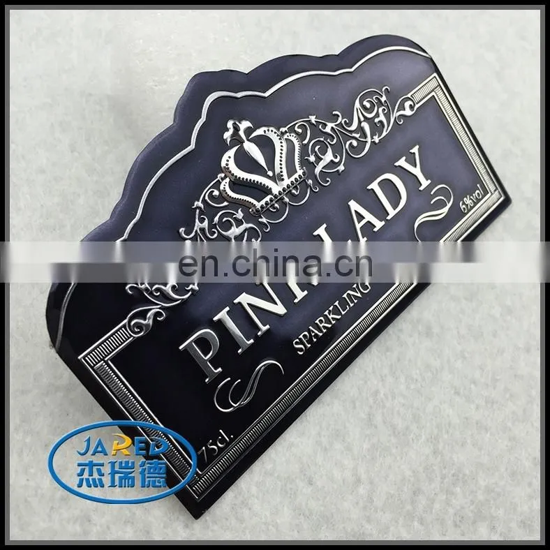Europe regional feature skilful wine bottle neck label