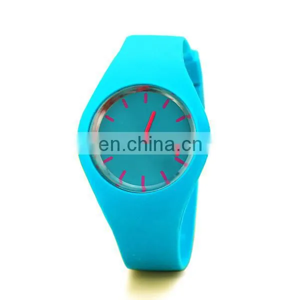 Hot sale quartz wrist watch cute girls watch silicon watch