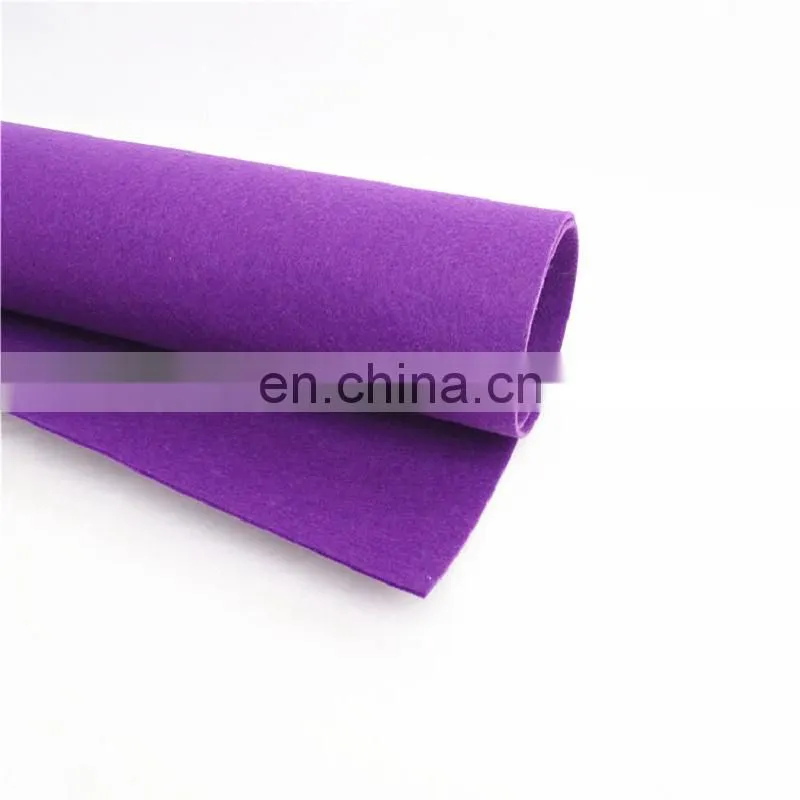 1mm 6mm thick needle punch felt polyester nonwoven colorful felt