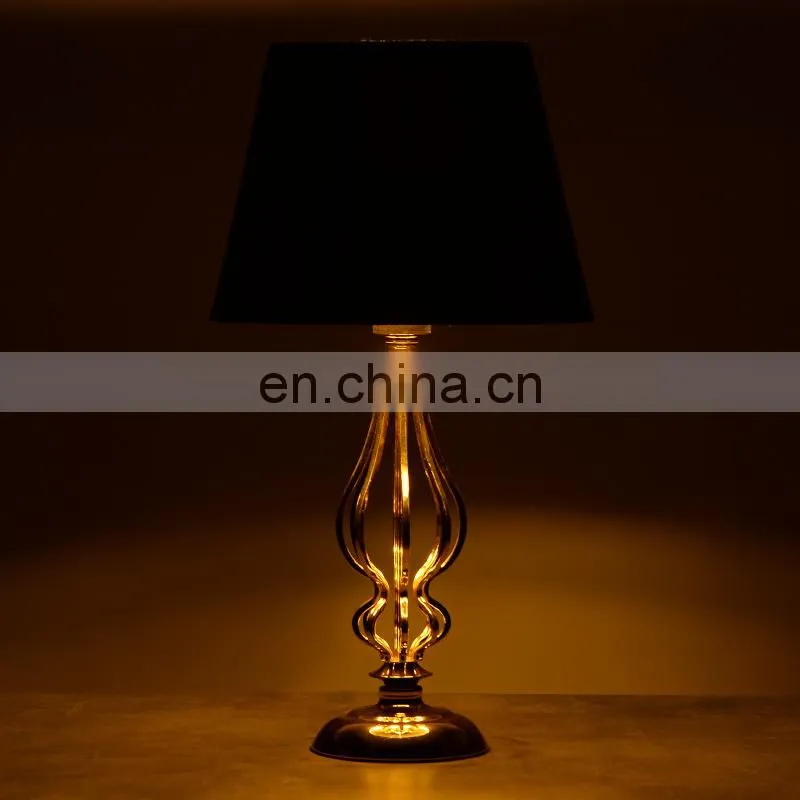 metal home decor desk lamp for hotel lobby coffee bar and bedroom