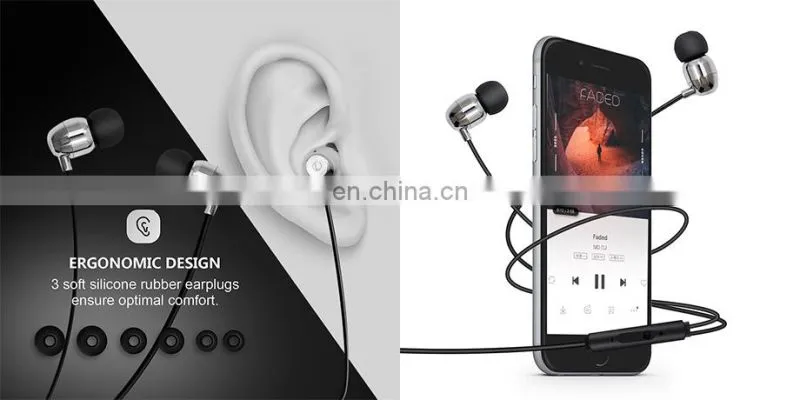 Bone conduction headset high quality wired headphone mini air in ear wired earphone for mobile phone