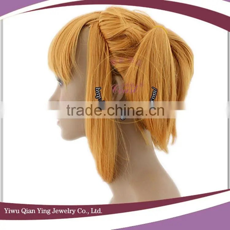 short blond synthetic cosplay boys /male wigs