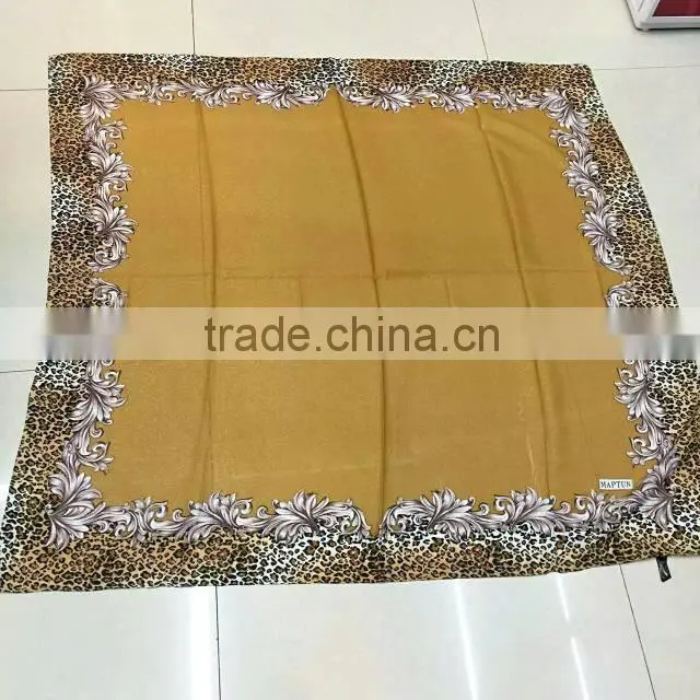 New 2015 110*110cm French cotton square islamic scarf