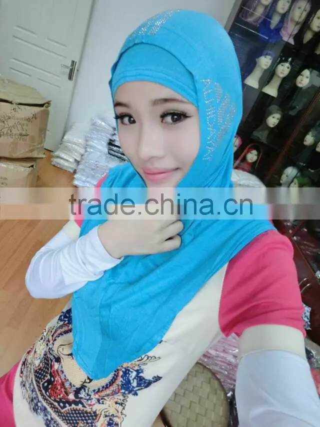 Wholesale new 2015 softy high quality modal cotton Two pieces HIJAB