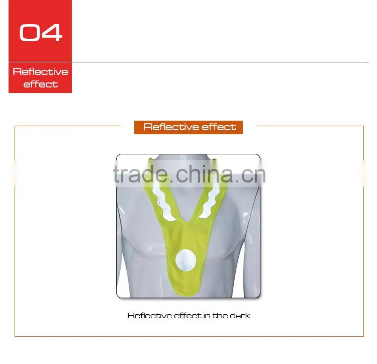 High visible V shap kids safety vest RF073