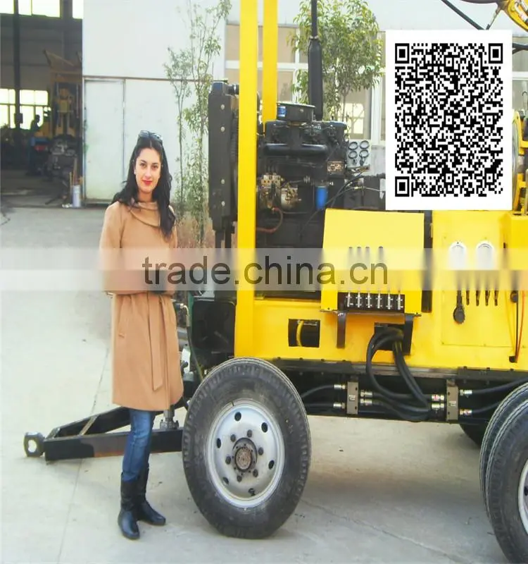 10% save price water well 4-wheel mobile water well and exporation drilling rig XYX-3