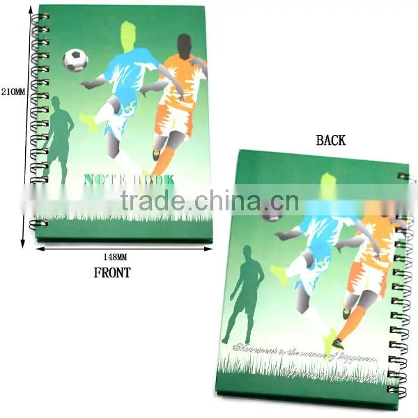 hard cover notebook football spiral notebook spiral bound hard cover notebook
