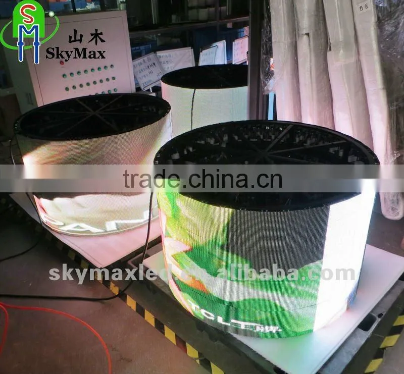 P6mm P6 indoor hang column led advertising screen