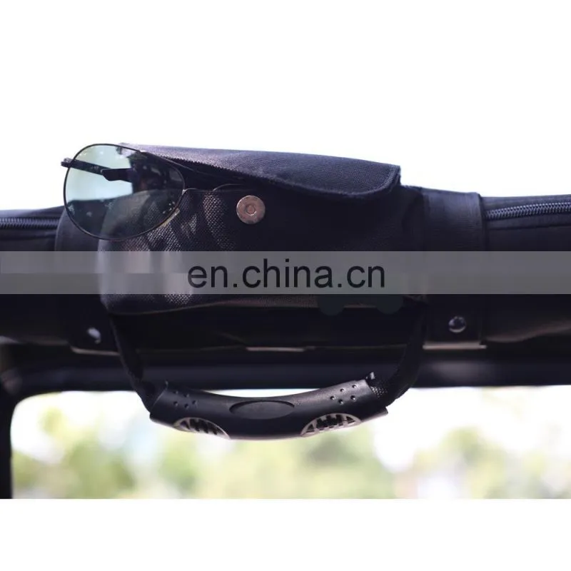 2019 Best Selling Black Grab Handles with Storage Bag For Jeep Wrangler CJ TJ JK JL