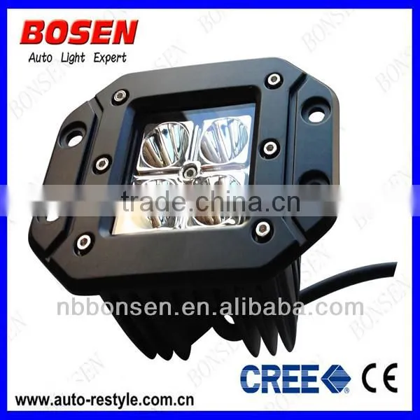 Led work light flush mount 18W cree LED offroad work light,spot driving light
